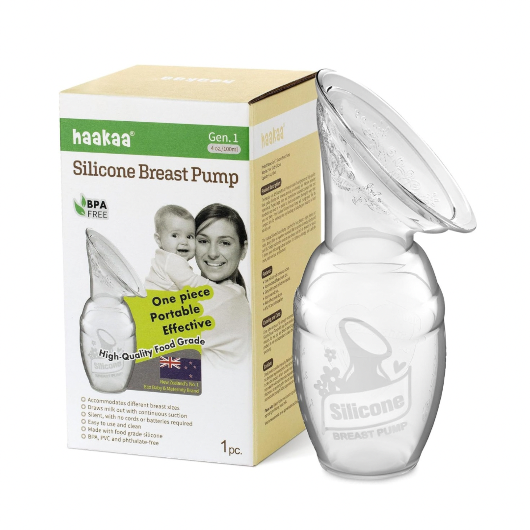 Haakaa Silicone Breastfeeding Pump Non toxic breastfeeding essential