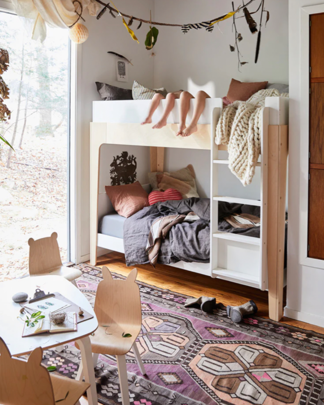 Oeuf Twin Perch Bunk Bed