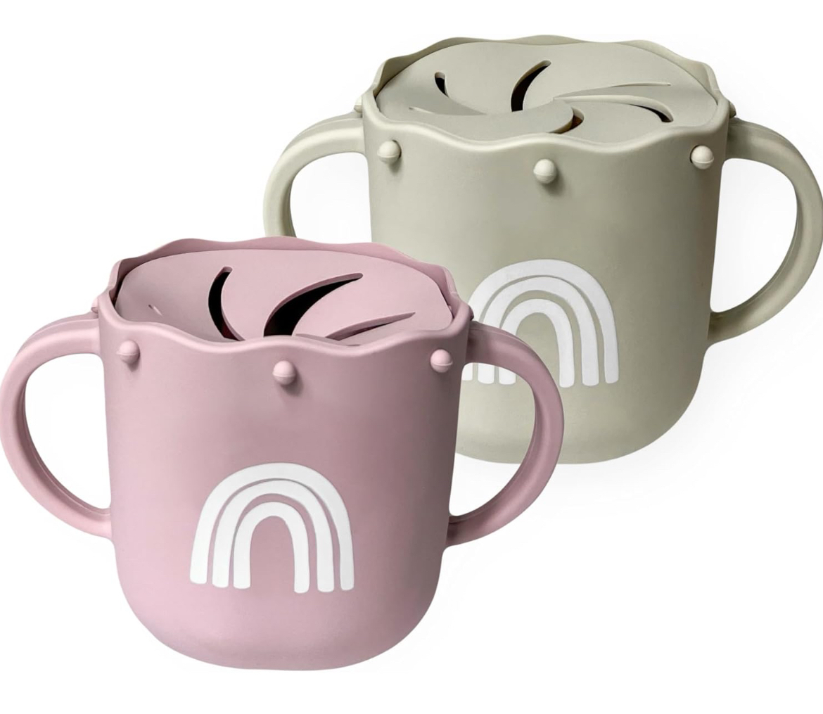 Hippypotomus silicone snack cups