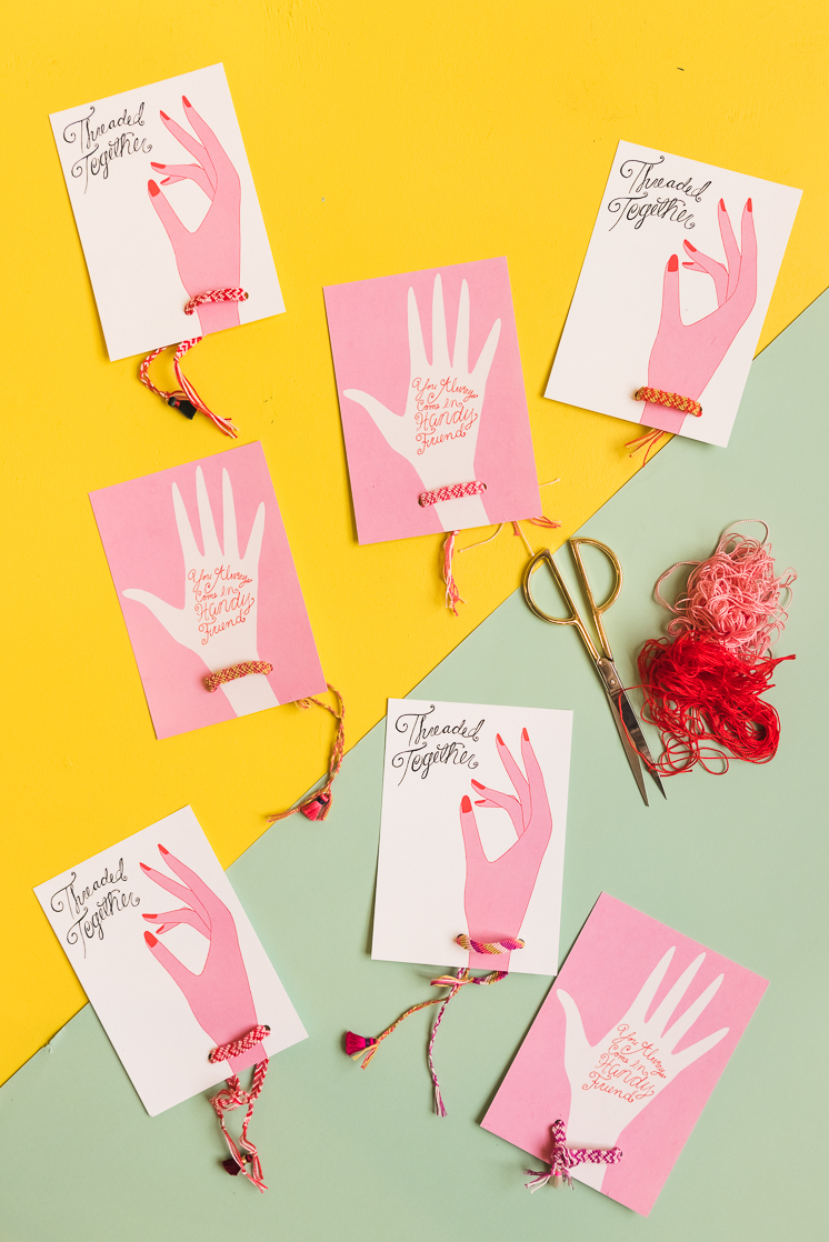 Friendship Bracelet Cards