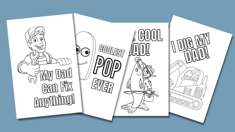Father’s Day Coloring Pages: Free Printable Sheets