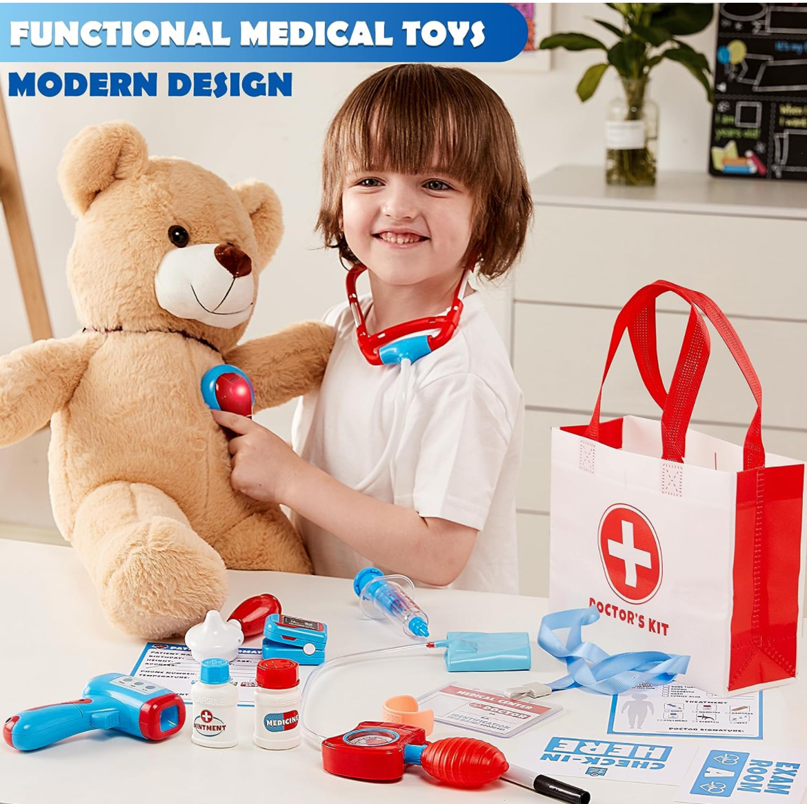 Pretend play doctor toys on amazon
