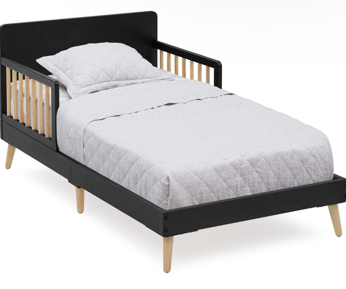 Delta Children Black Bedframe On Amazon Non Toxic Greenguard Gold Certified