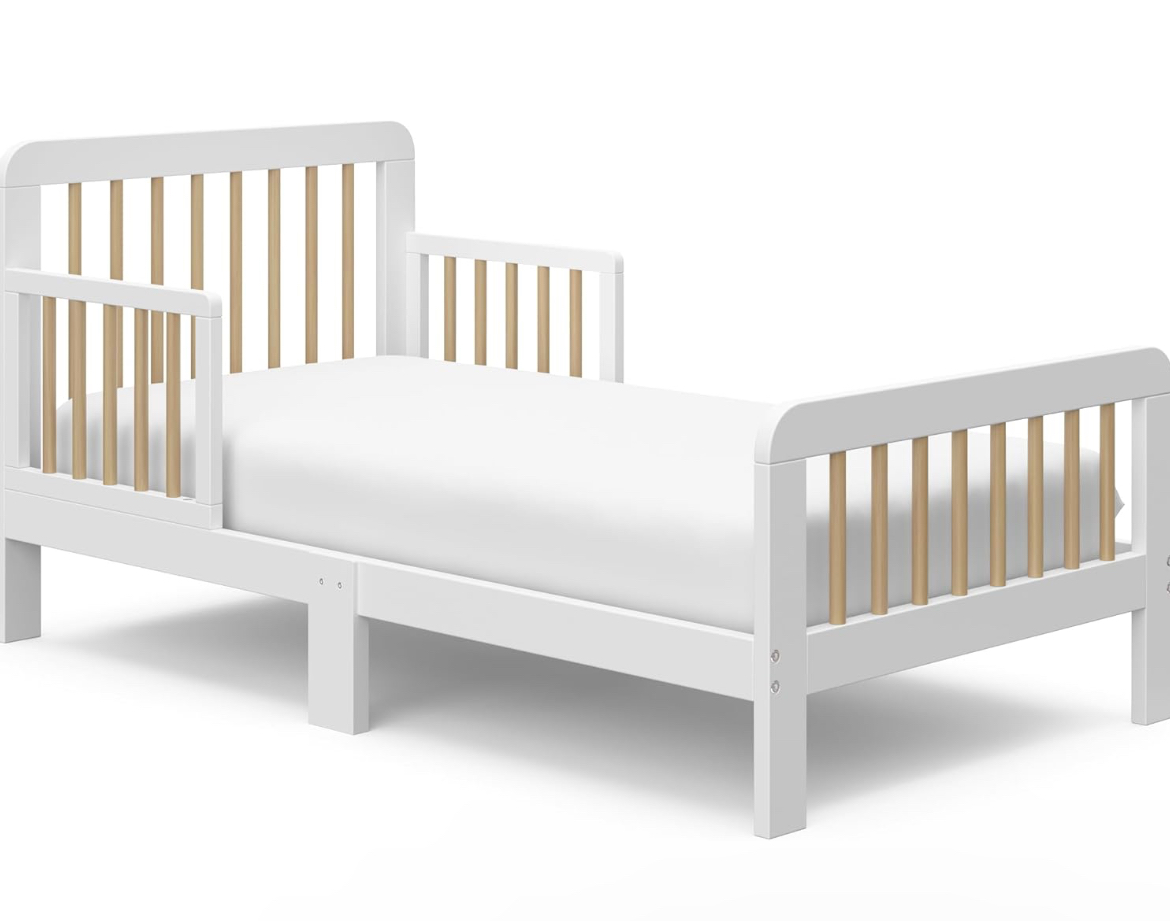 White storkcraft Pasadena toddler bed on amazon