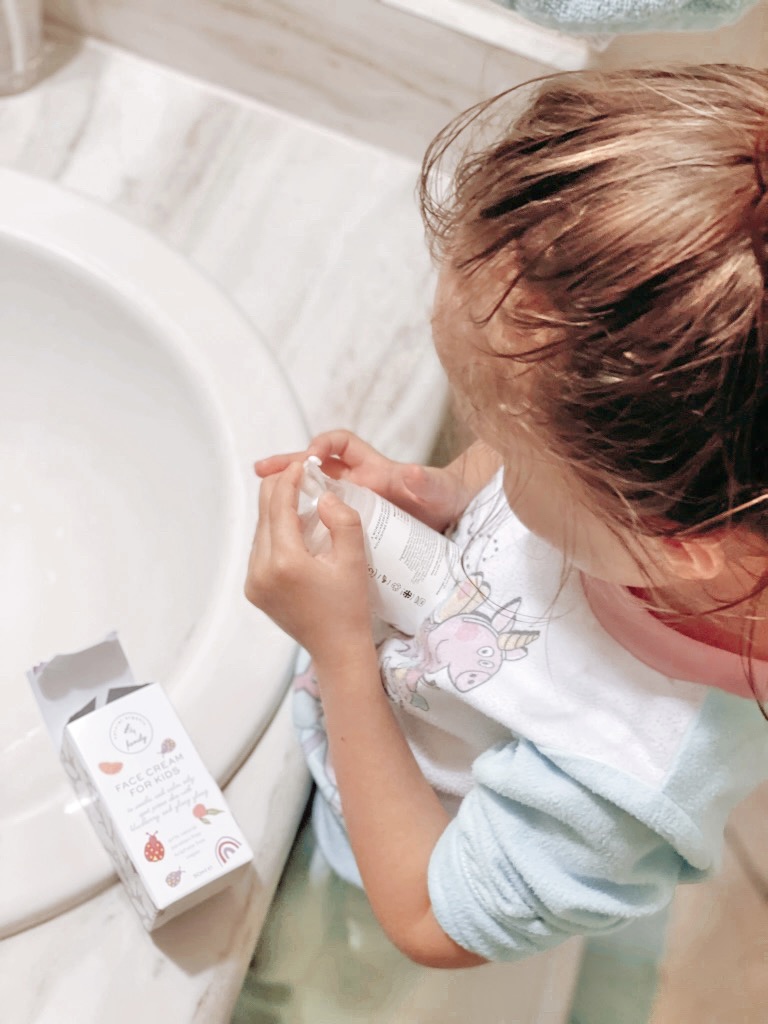 Natural and organic family skincare products for kids