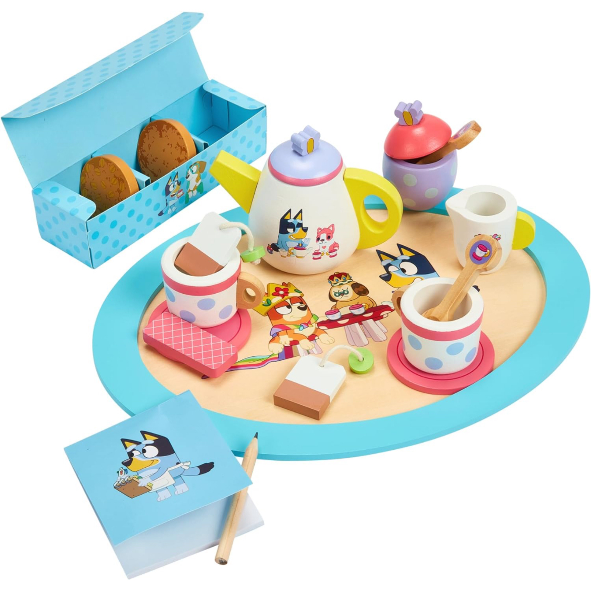 Bluey Wooden Tea Party Set