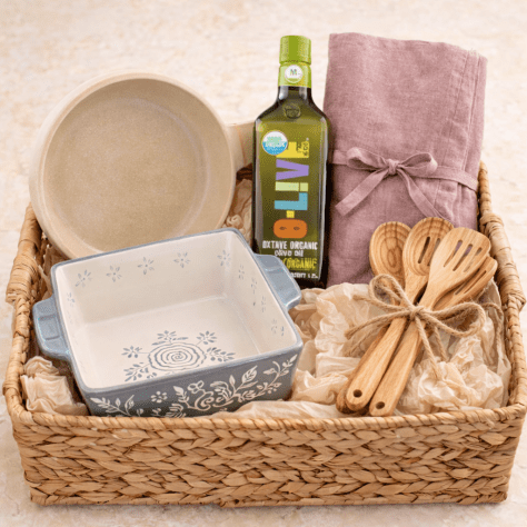 Nontoxic kitchen gift basket