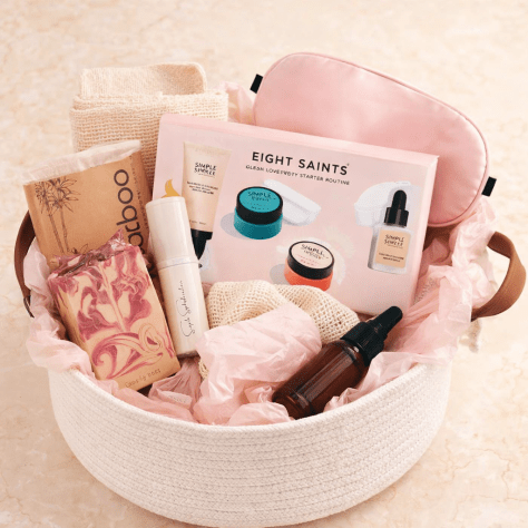 clean beauty Mother’s Day gift basket idea