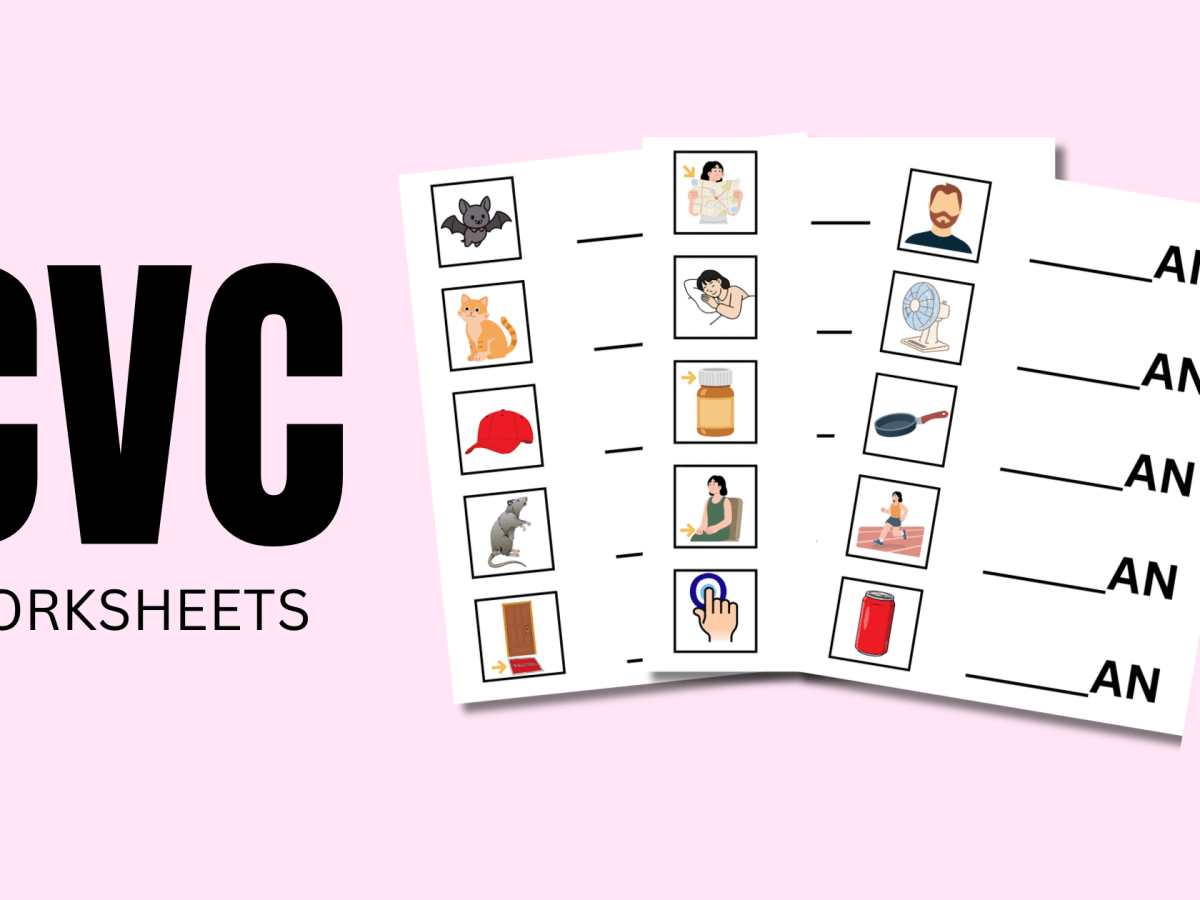 Simple CVC Word Building Activity for Beginning Readers (Great for Autism and Early Literacy)